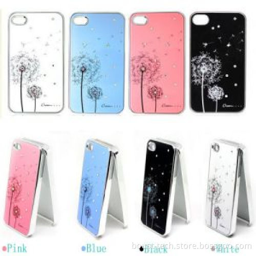 Boust Fashion Luxury Diamond Dandelion Hard Back Cover Case Skin for iPhone 4 4G 4s (BST-ABIF)